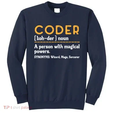 Coder Definiton It Programmer Software Developer Sweatshirt