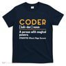 Coder Definiton It Programmer Software Developer T-Shirt