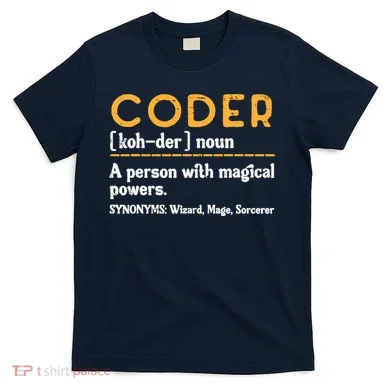 Coder Definiton It Programmer Software Developer T-Shirt