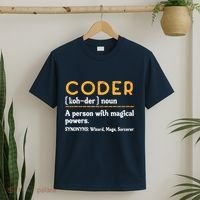Coder Definiton It Programmer Software Developer T-Shirt thumb 2