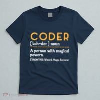 Coder Definiton It Programmer Software Developer T-Shirt thumb 5