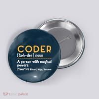 Coder Definiton It Programmer Software Developer Button thumb 0