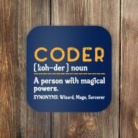 Coder Definiton It Programmer Software Developer Coaster thumb 0