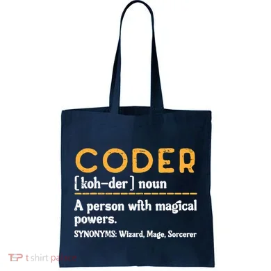 Coder Definiton It Programmer Software Developer Tote Bag