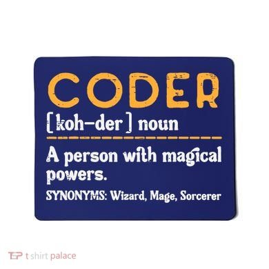 Coder Definiton It Programmer Software Developer Mousepad