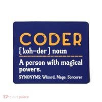 Coder Definiton It Programmer Software Developer Mousepad thumb 0