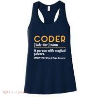 Coder Definiton It Programmer Software Developer Women's Tank Top thumb 0