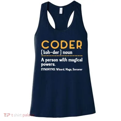 Coder Definiton It Programmer Software Developer Women's Tank Top