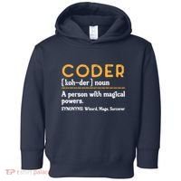 Coder Definiton It Programmer Software Developer Toddler Hoodie thumb 0