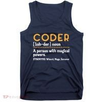 Coder Definiton It Programmer Software Developer Tank Top thumb 0