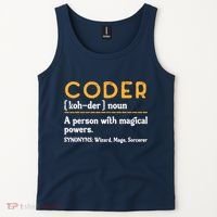 Coder Definiton It Programmer Software Developer Tank Top thumb 2