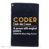 Coder Definiton It Programmer Software Developer Golf Towel