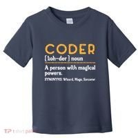 Coder Definiton It Programmer Software Developer Toddler T-Shirt thumb 0