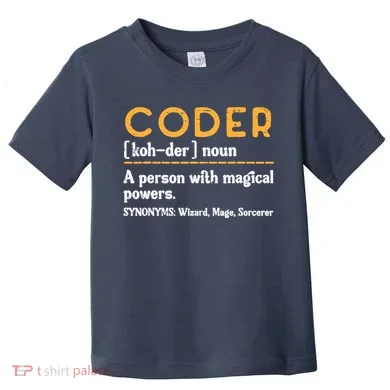 Coder Definiton It Programmer Software Developer Toddler T-Shirt