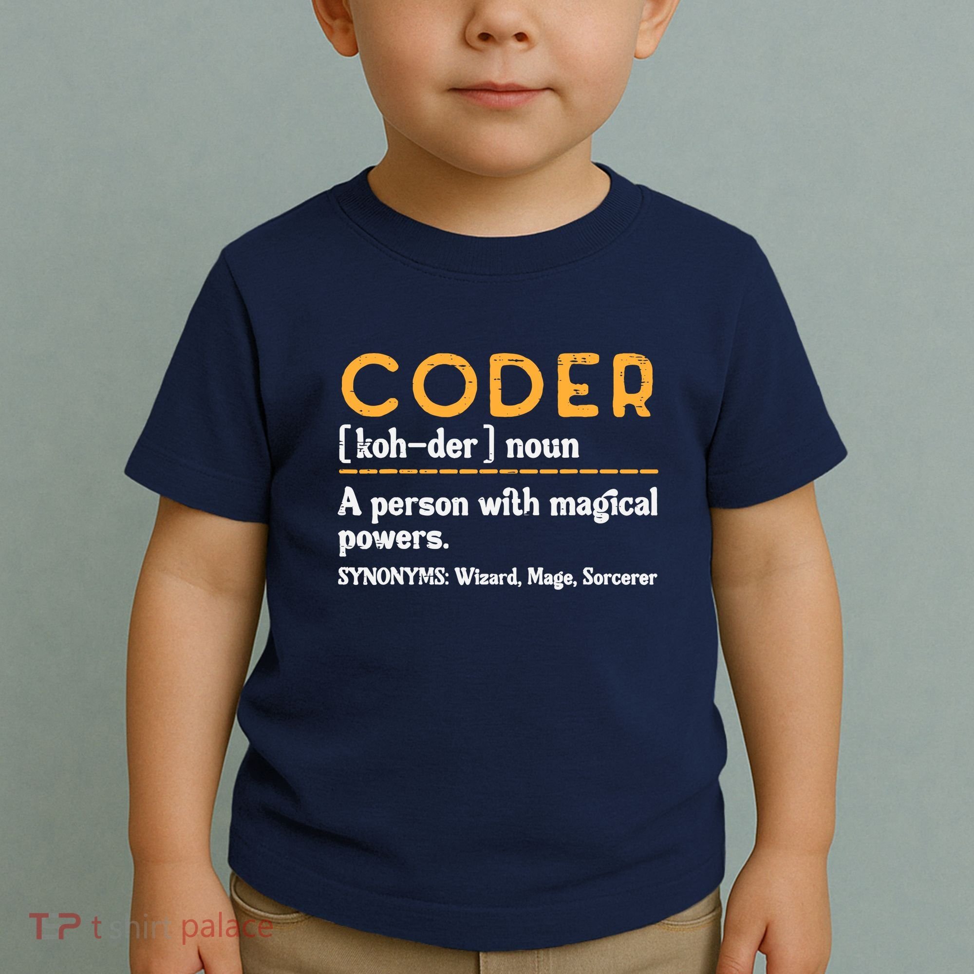 Coder Definiton It Programmer Software Developer Toddler T-Shirt