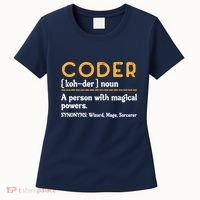 Coder Definiton It Programmer Software Developer Women's T-Shirt thumb 0