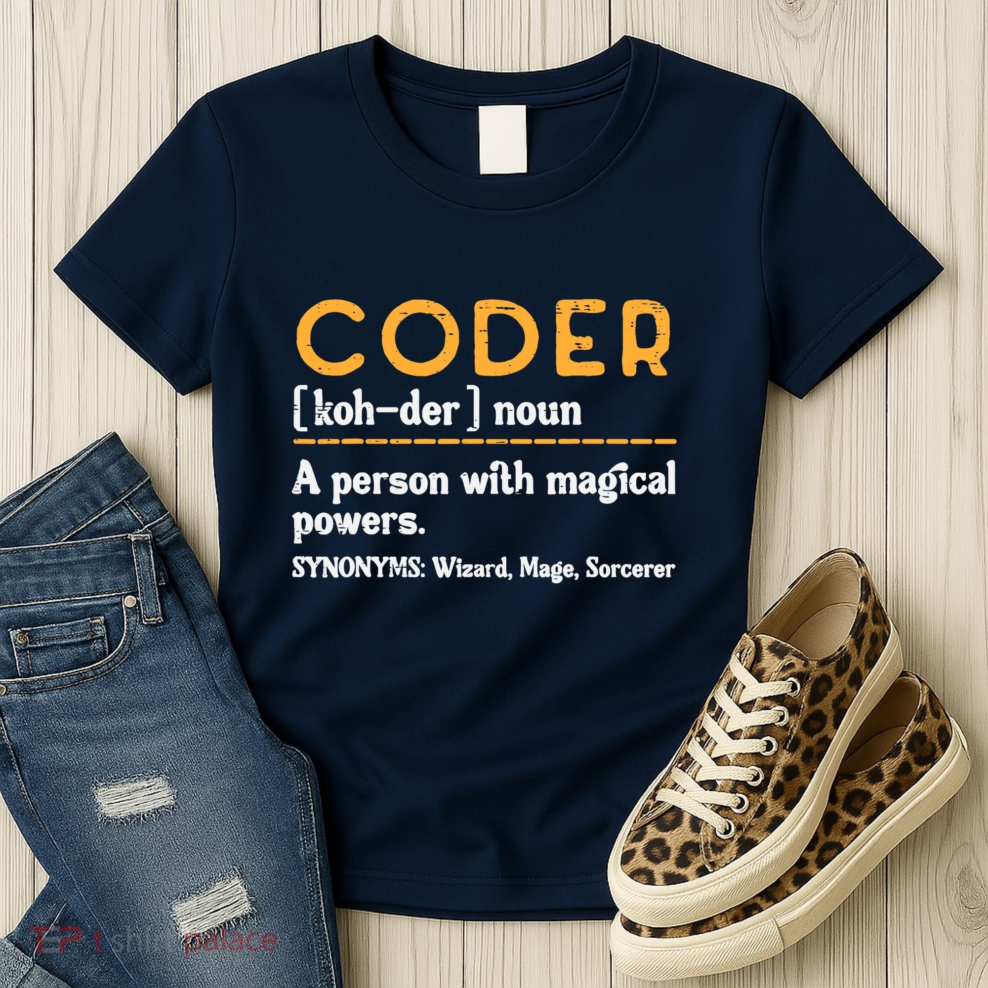 Coder Definiton It Programmer Software Developer Women's T-Shirt