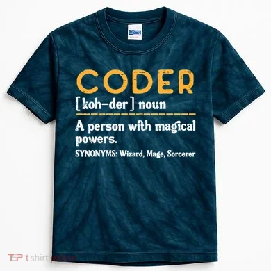 Coder Definiton It Programmer Software Developer Kids Tie-Dye T-Shirt