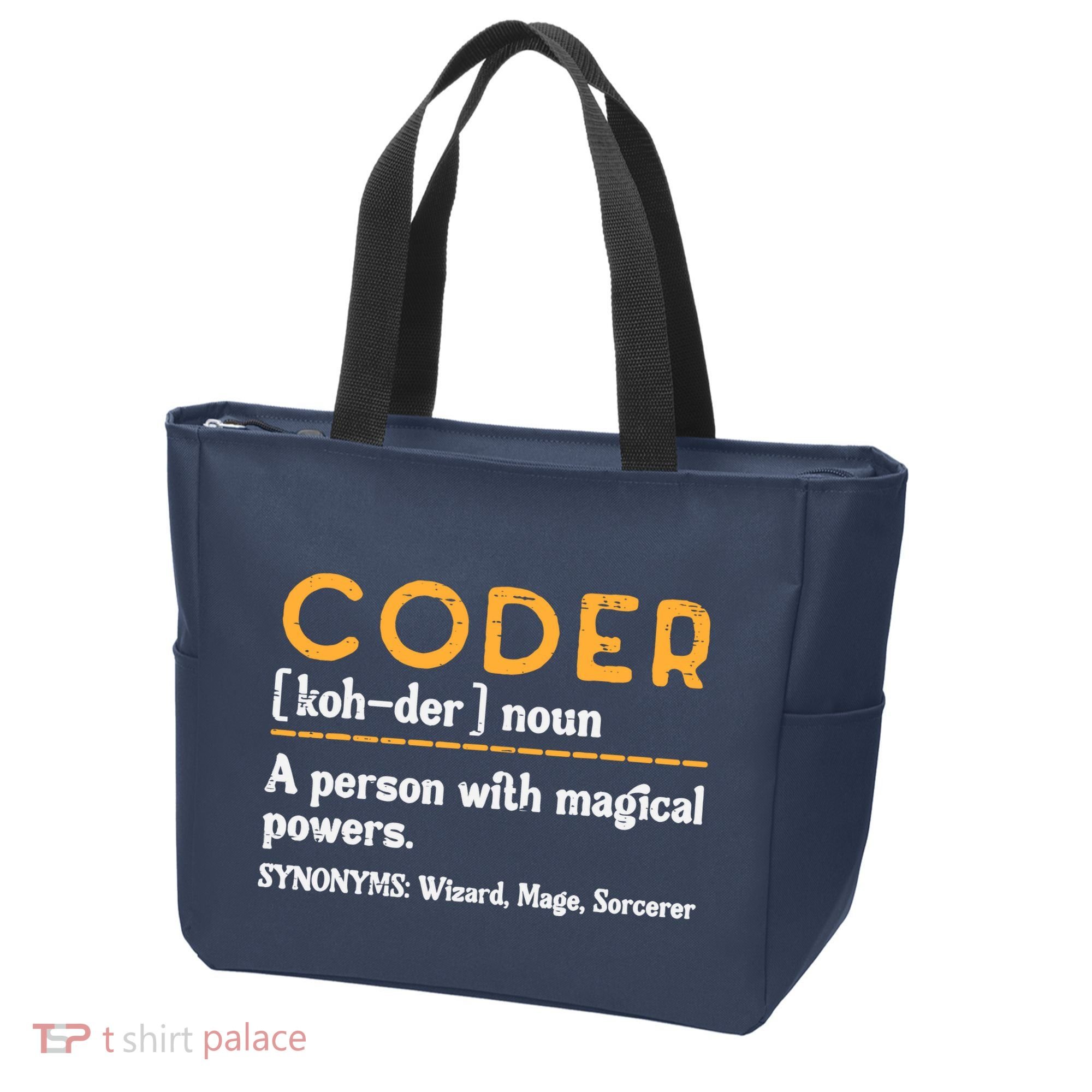 Coder Definiton It Programmer Software Developer Tote Bag