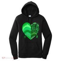 Celiac Disease In May We Wear Green Warrior Supporter Heart Gift Women's Hoodie thumb 0