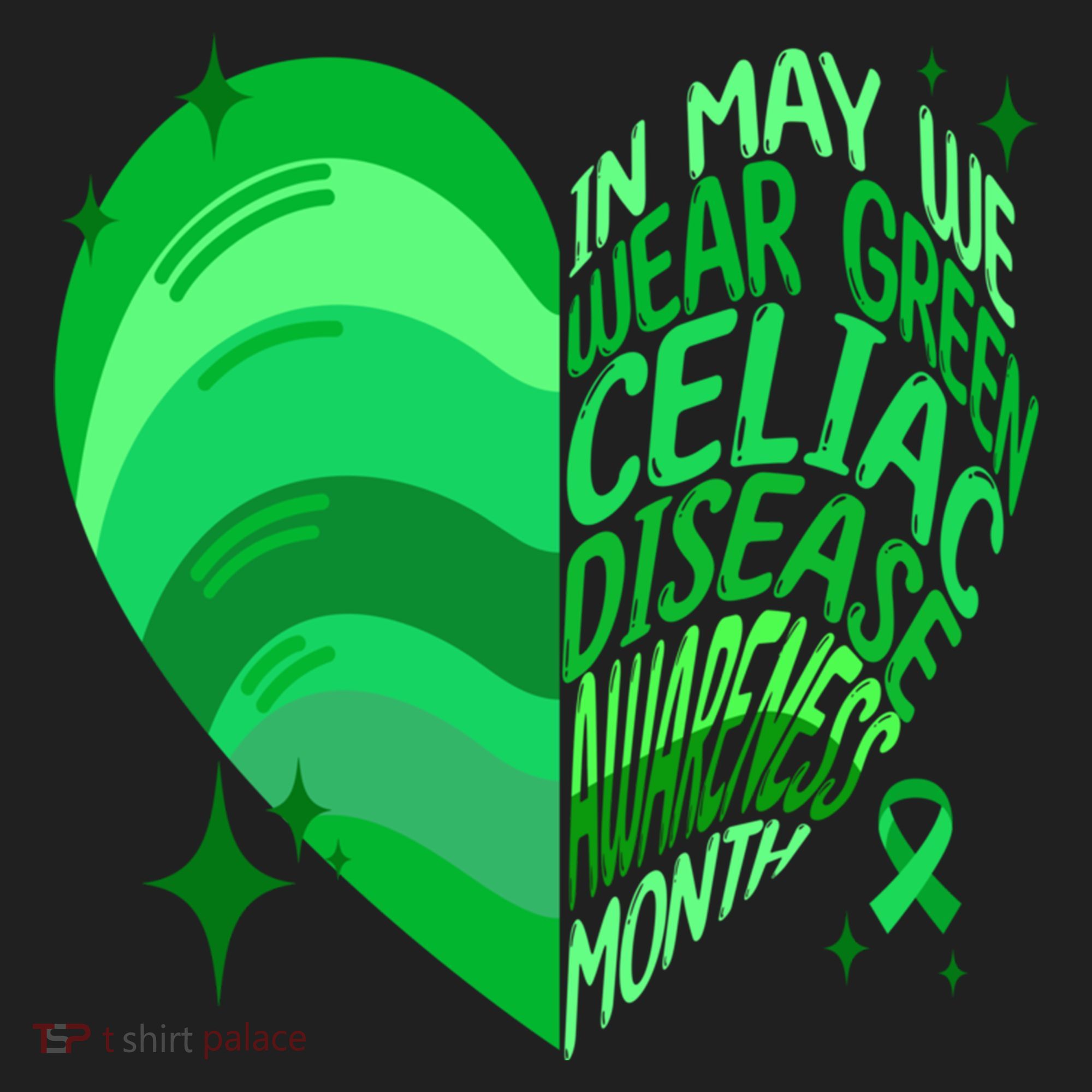 Celiac Disease In May We Wear Green Warrior Supporter Heart Gift Hat