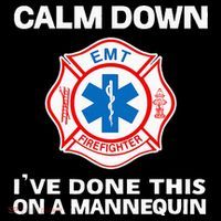 Calm Down IVe Done This On A Mannequin Funny Emt Gift Gag Women's Hoodie thumb 2