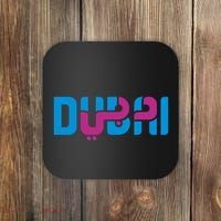 Cool Dubai In Arabic And English Mix Coaster thumb 0