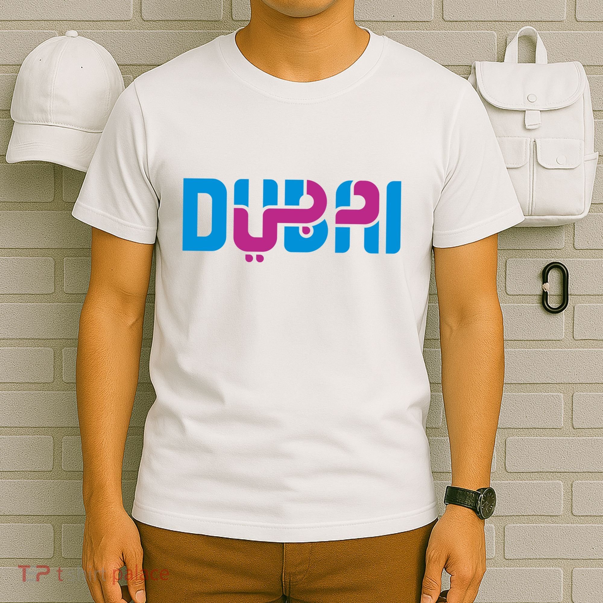 Cool Dubai In Arabic And English Mix T-Shirt