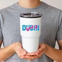 Cool Dubai In Arabic And English Mix Tumbler thumb 2