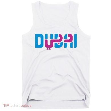 Cool Dubai In Arabic And English Mix Tank Top