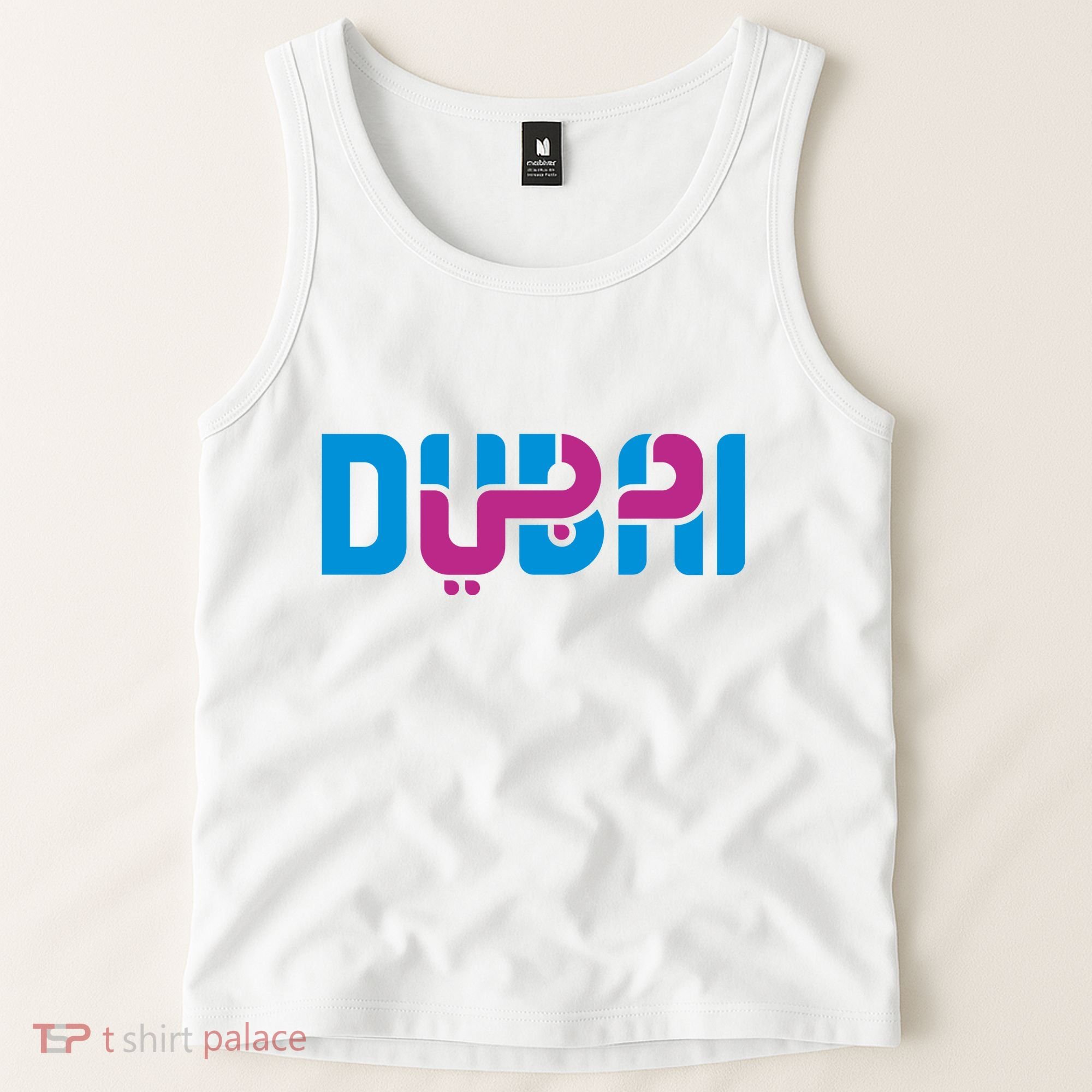Cool Dubai In Arabic And English Mix Tank Top