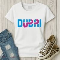 Cool Dubai In Arabic And English Mix Women's T-Shirt thumb 3