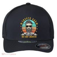 Crypto Dad Just Like A Normal Dad Bitcoin Bulle Father's Day Flexfit Unipanel Trucker Cap thumb 0