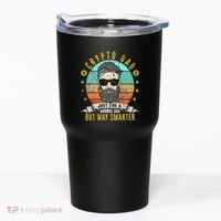 Crypto Dad Just Like A Normal Dad Bitcoin Bulle Father's Day Tumbler thumb 0
