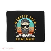 Crypto Dad Just Like A Normal Dad Bitcoin Bulle Father's Day Mousepad thumb 0