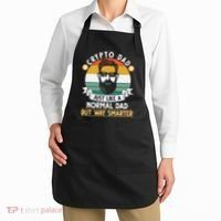 Crypto Dad Just Like A Normal Dad But Way Smarter Apron thumb 2