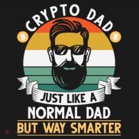 Crypto Dad Just Like A Normal Dad But Way Smarter Sweatshirt thumb 3
