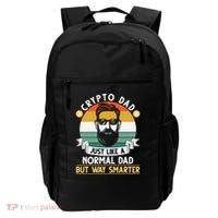 Crypto Dad Just Like A Normal Dad But Way Smarter Backpack thumb 0