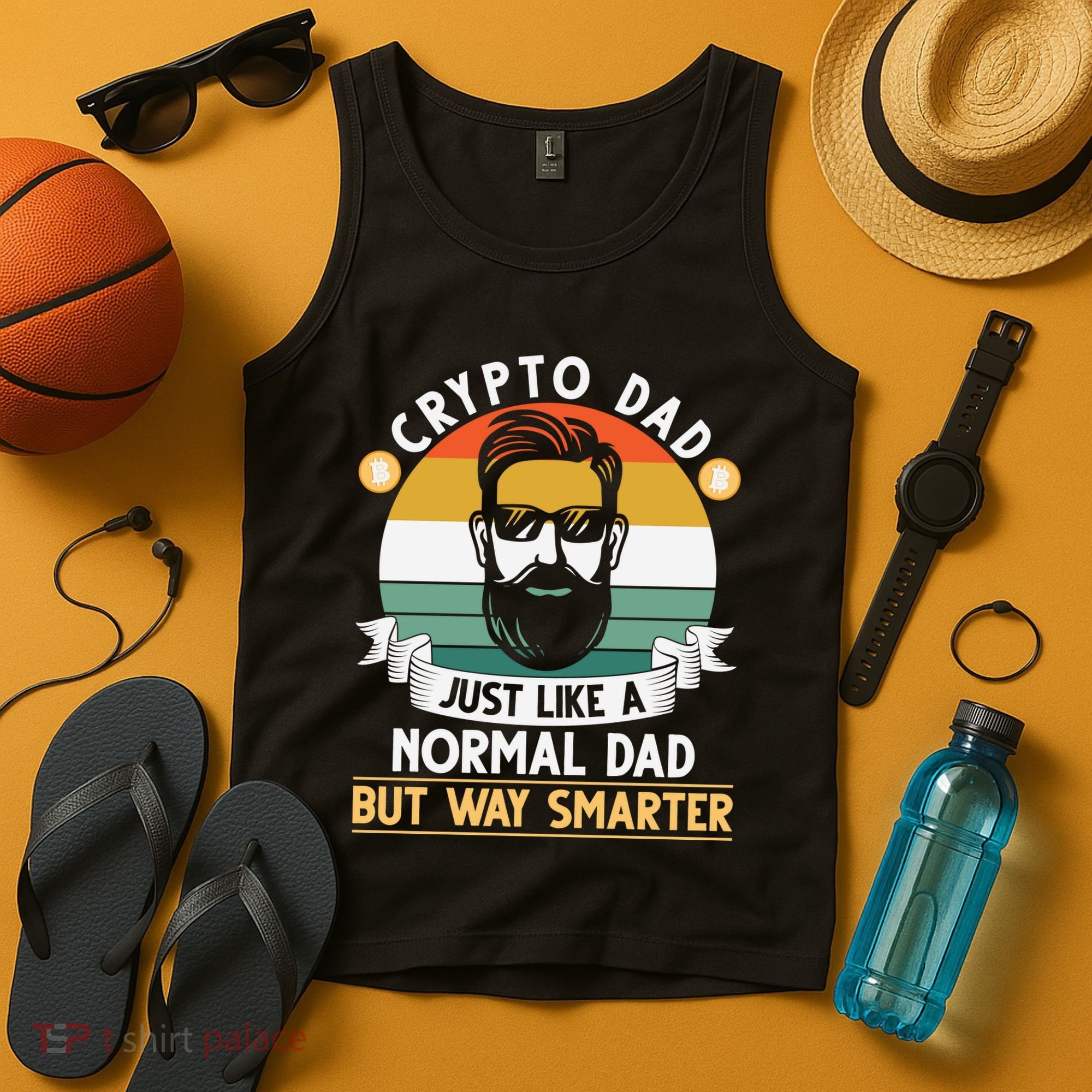 Crypto Dad Just Like A Normal Dad But Way Smarter Tank Top