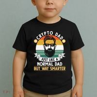 Crypto Dad Just Like A Normal Dad But Way Smarter Toddler T-Shirt thumb 2
