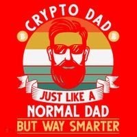 Crypto Dad Just Like A Normal Dad But Way Smarter Santa Hat thumb 1