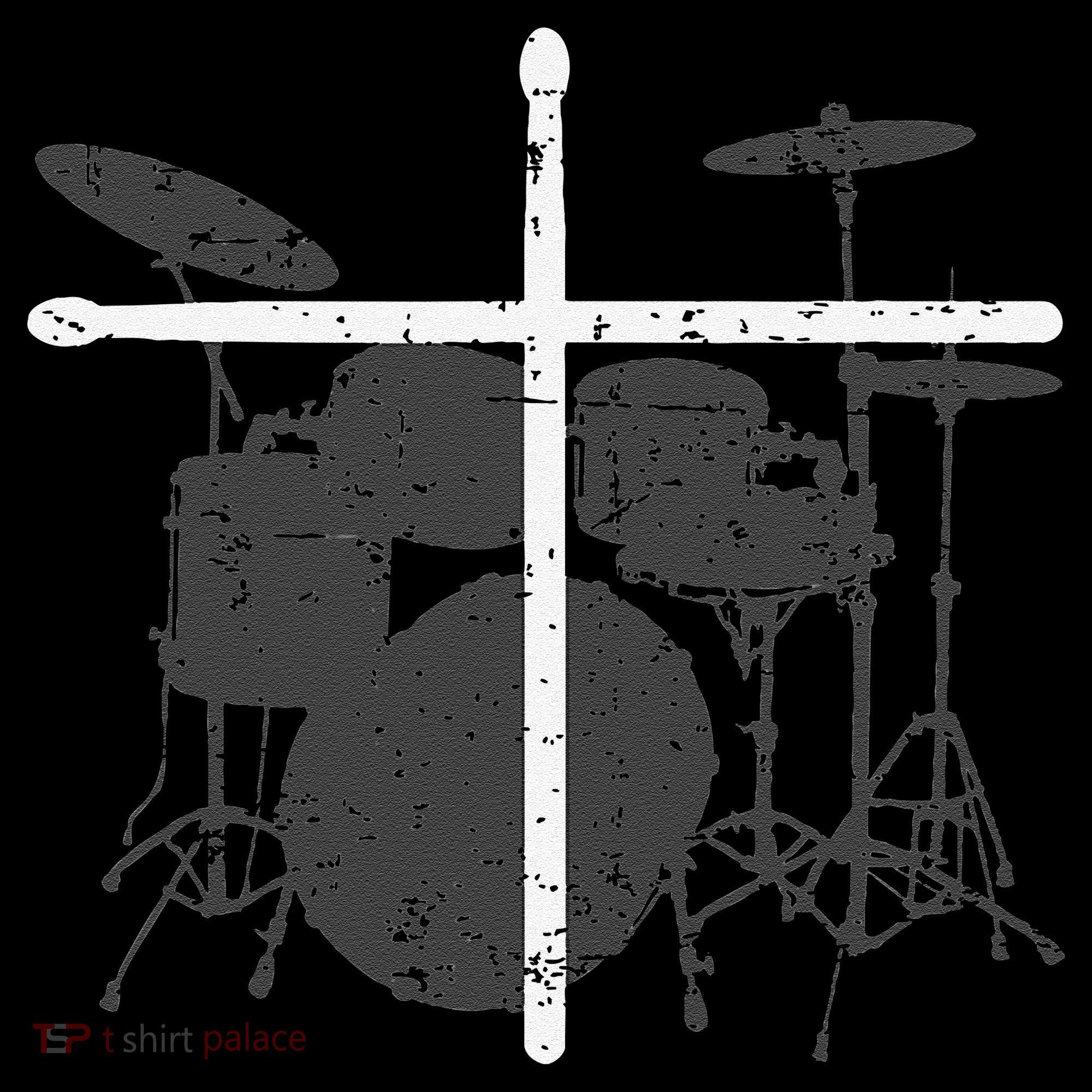 Christian Drummer Jesus Christ Drum Sticks Cross Worship Coffee Mug