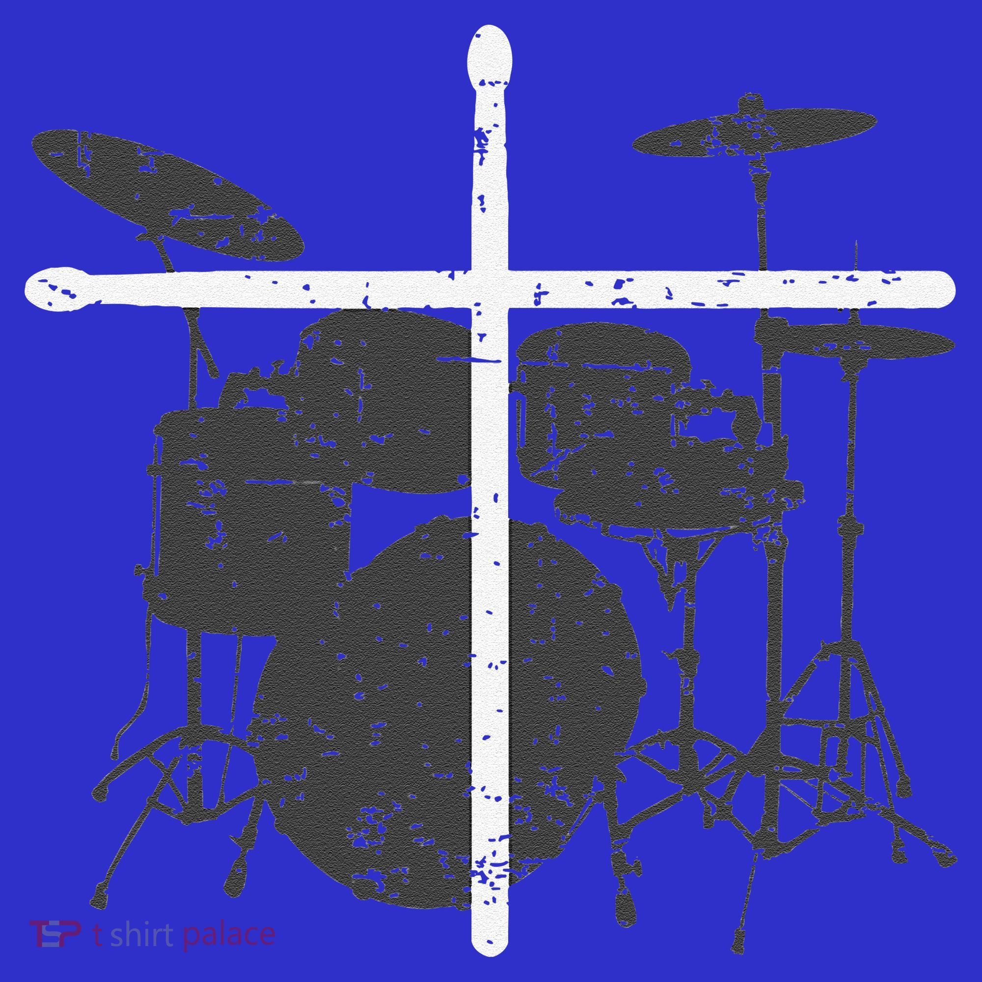 Christian Drummer Jesus Christ Drum Sticks Cross Worship Mousepad