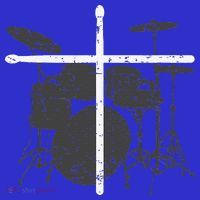 Christian Drummer Jesus Christ Drum Sticks Cross Worship Baby Bodysuit thumb 2