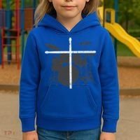 Christian Drummer Jesus Christ Drum Sticks Cross Worship Kids Hoodie thumb 3