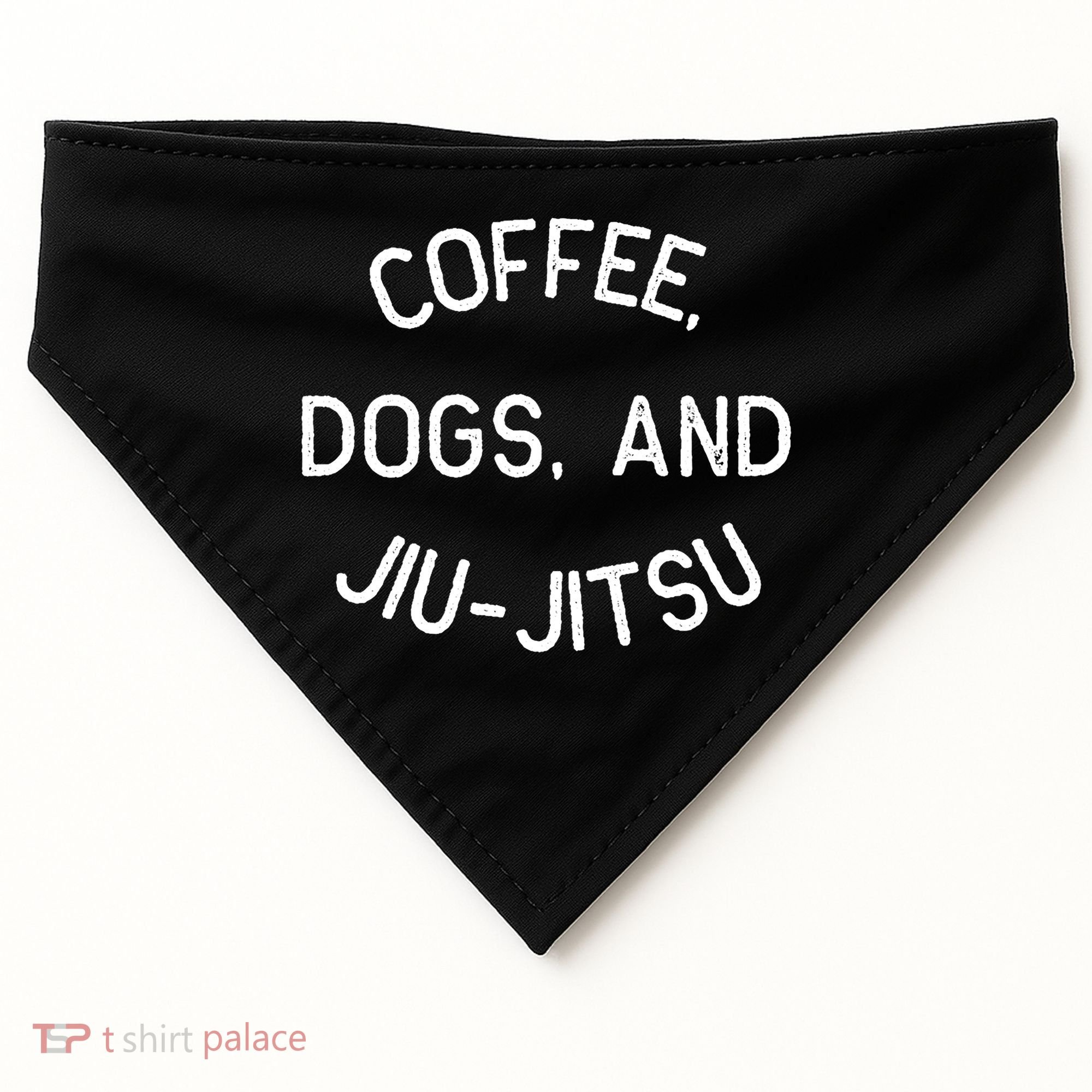 Coffee Dogs Jiu Jitsu For Bjj Jujitsu USA-Made Doggie Bandana
