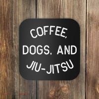 Coffee Dogs Jiu Jitsu For Bjj Jujitsu Coaster thumb 0