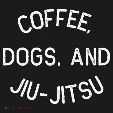 Coffee Dogs Jiu Jitsu For Bjj Jujitsu Drawstring Bag
