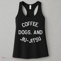 Coffee Dogs Jiu Jitsu For Bjj Jujitsu Women's Tank Top thumb 3