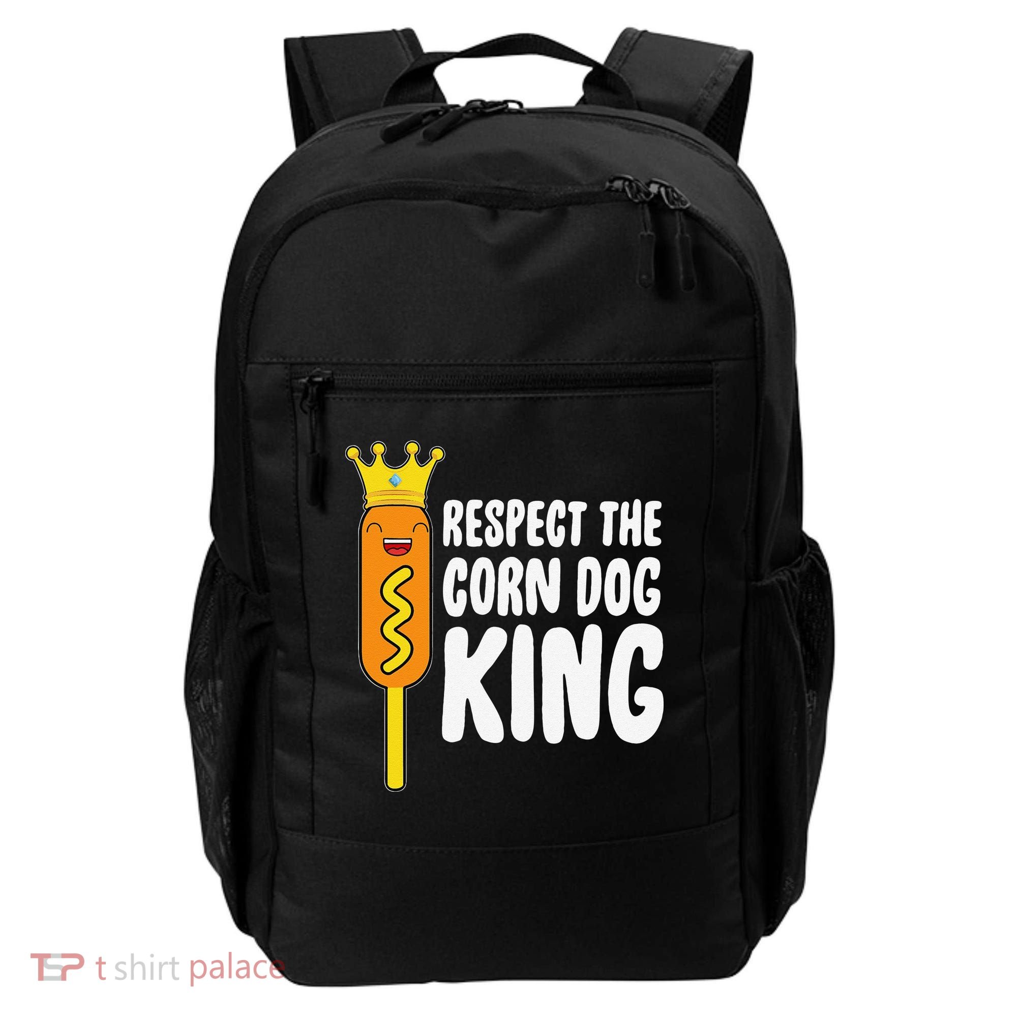 Corn Dog King Funny Costume Respect The Corn Dog King Backpack